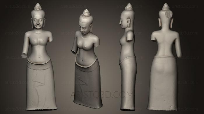 Indian sculptures (STKI_0084) 3D model for CNC machine